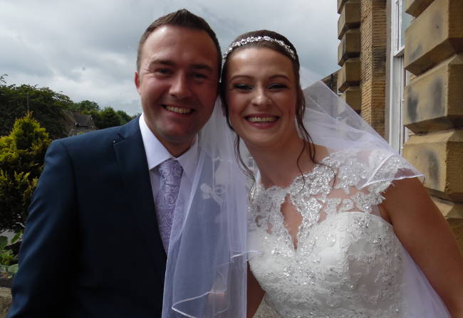 B&K outside church